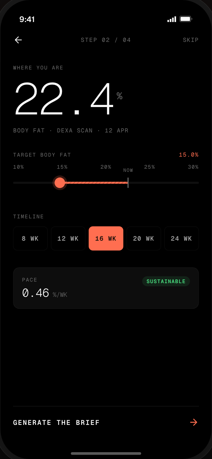 Goal input