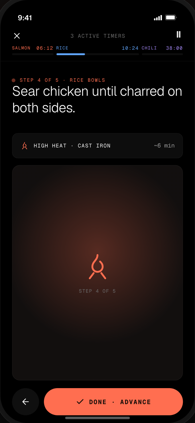 Cook mode